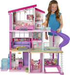 2025 Casa delle bambole Barbie DreamHouse con oltre 70 accessori,ascensore funzionante,luci e suoni -