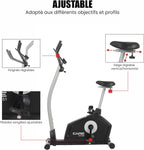 '- Vélo d’Appartement Motorisé CV-351 – Masse d'Inertie 10kg - Résistance Magnétique à 16 Niveaux - 7 Programmes d'Entraînement - Selle Ajustable - Connectivité Application Kinomap