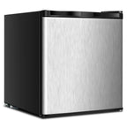 Mini Congélateur Vertical Capacité 31,1 L Porte Réversible en Acier Inoxydable Contrôle Mécanique Température Réglable