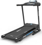 '- Tapis de Course connecté -Pliable-Vitesse maximale 14 Km/h- Tapis de Marche Électrique Inclinable et Pliable - 12 programmes d’entraînements -3 inclinaisons