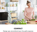 Klarstein Mini Congelateur Armoire, Petit Congélateur pour la Chambre et la Maison, Mini congélateur 33L, Congelateur Petite Taille avec Etagère, Econome en Energie, Appareil à glaçons et Grattoir