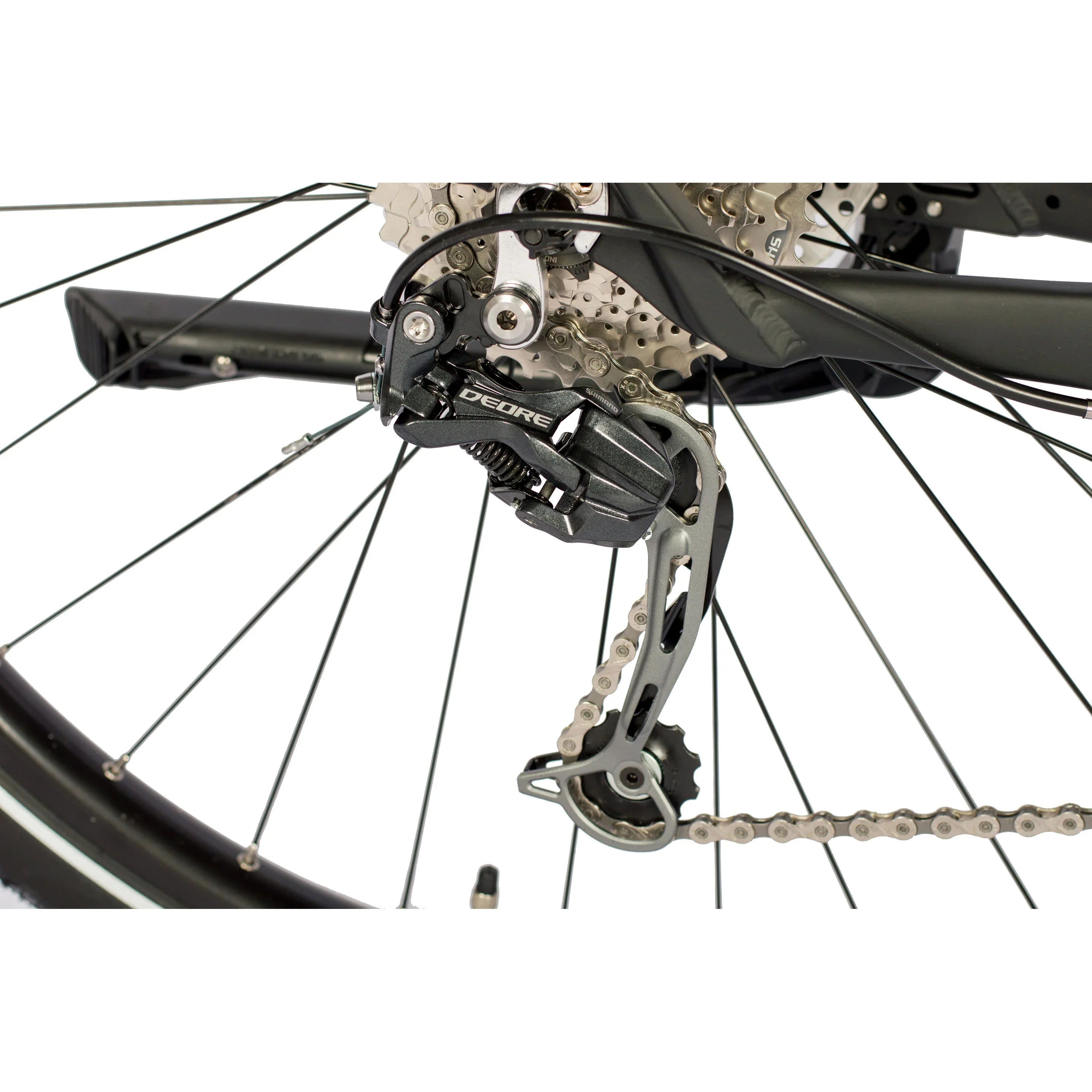 28 pouces homme XXL vélo de randonnée tr.2880 vélo de randonnée 27 x Gang Shimano DEORE rd-m592 SGS noir