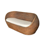 Salon de jardin en rotin 5 places Trinidad Naturel beige - Action-sport36 -