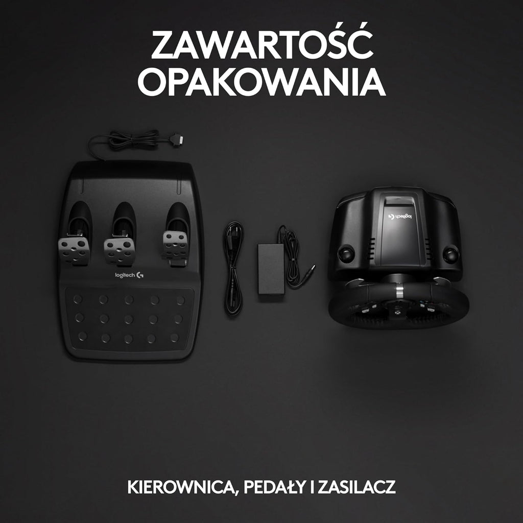 Logitech G29 Driving Force Racing Wheel For Playstation®4, Playstation®3 And Pc, Kierownica Wyścigowa Do Konsoli Playstation I Komputera, Playstation®5/Playstation®4/Playstation®3/Pc - Czarny ,941-000112
