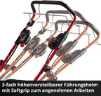 Einhell Professional Tondeuse à gazon sans fil GP-CM 36/47 S HW Li Power X-Change (36V, 47 cm largeur de coupe, autotractée, moteur sans charbon) Livré avec 4 Batteries 4,0Ah et 2 Chargeurs Doubles